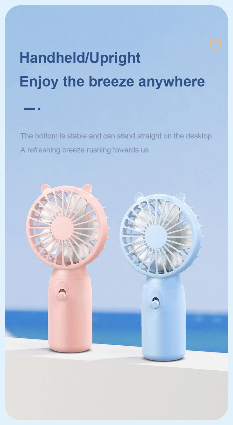 mini fan K2, portable fan K2, handheld fan K2,  small fan K2, pocket fan, handy fan K2